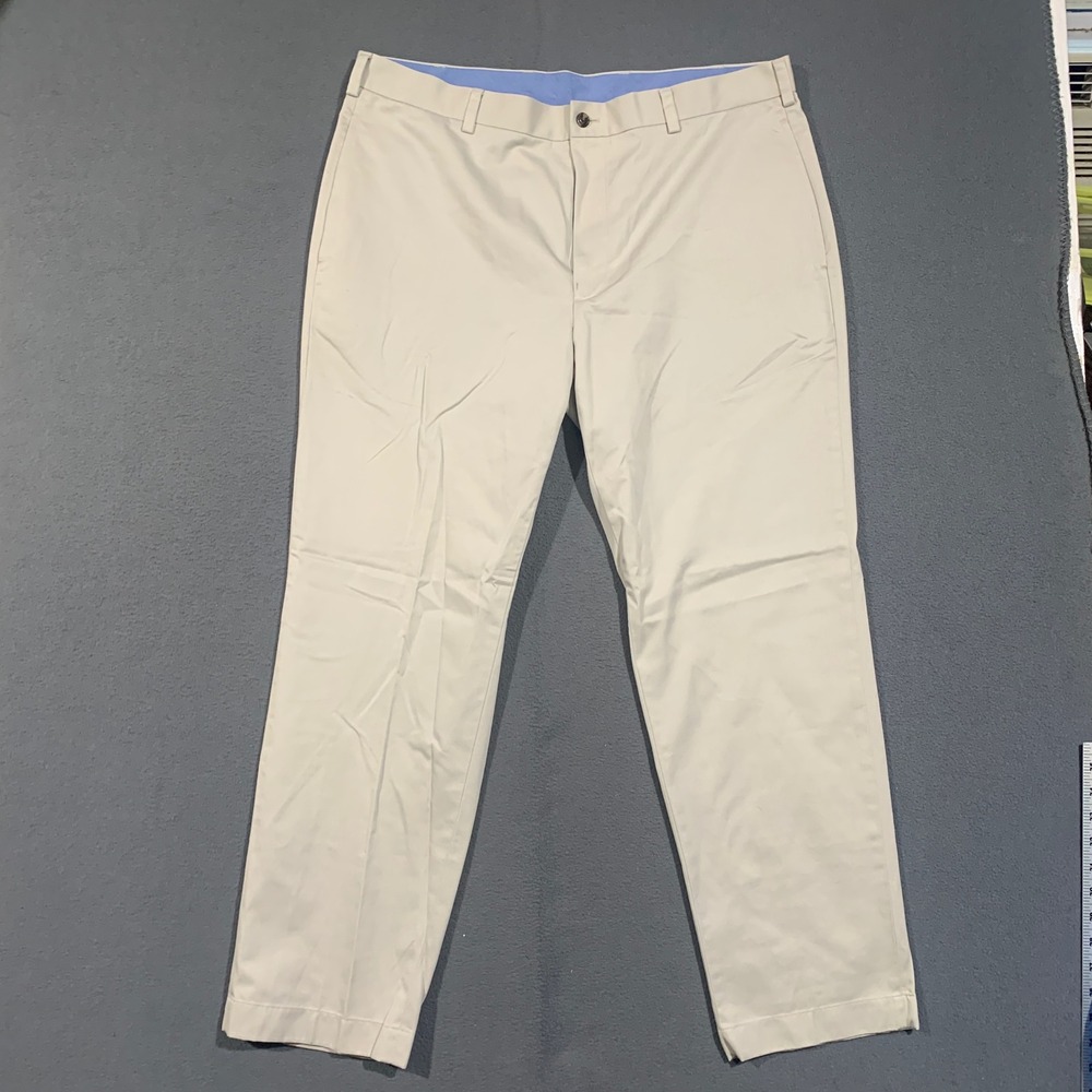 Brooks Brothers Chino Pants Men 38x30 Clark Lightweight Advantage Khaki Beige #2
